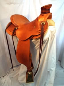 3B Visalia-style old-timer saddle