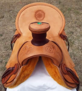 3B Visalia-style old-timer saddle