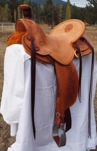 3B Visalia-style old-timer saddle